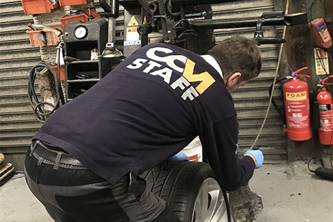 repair tyres at CCM Garages